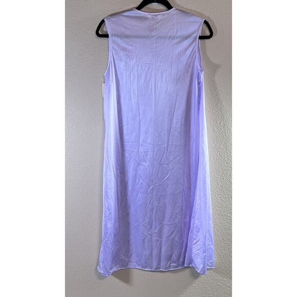 Vintage NWT Sabrina by Mervyns Small Nightgown Lavender Embroidered Trim - Picture 4 of 8